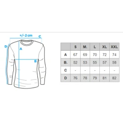 Vyriška tamsiai pilki marškinėliai ilgomis rankovėmis Doug