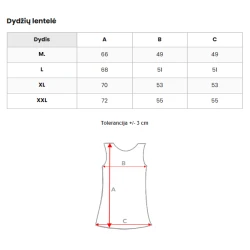Vyriški juodi marškinėliai be rankovių Ferguson