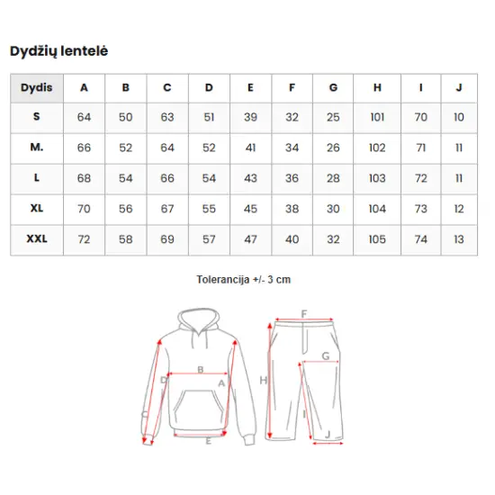 Vyriškas juodas sportinio kostiumo komplektas Design Sportiniai kostiumai