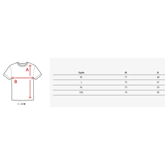 Vyriški juodi marškinėliai Woops RX5645