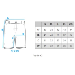 Vyriški tamsiai mėlyni džinsiai šortai Celtic