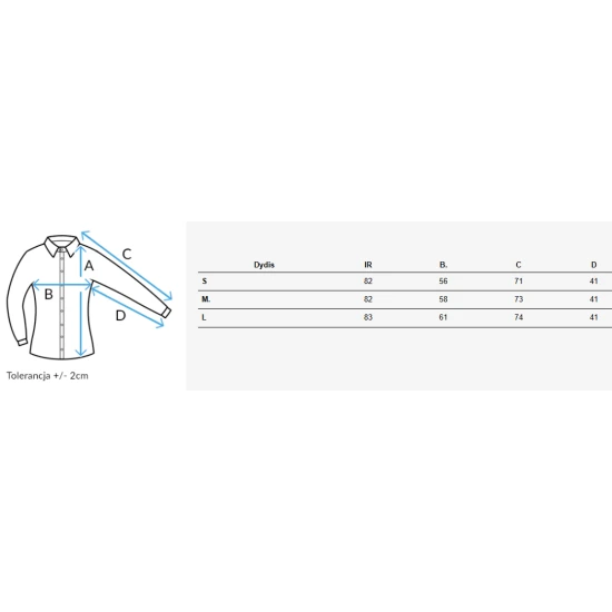 Moteriški balti marškiniai Levy DY0381