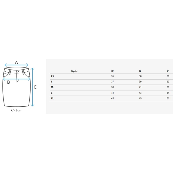 Moteriškas rusvas džinsinis sijonas Tell CY0480