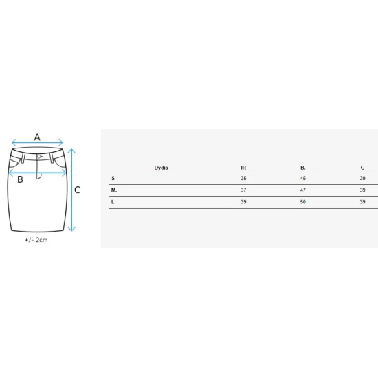 Moteriškas smėlinis mini sijonas Daniz CY0443