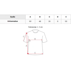 Moteriški juodos spalvos marškinėliai Inlove