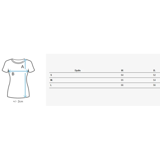 Moteriški pilki marškinėliai Lyse RY2525