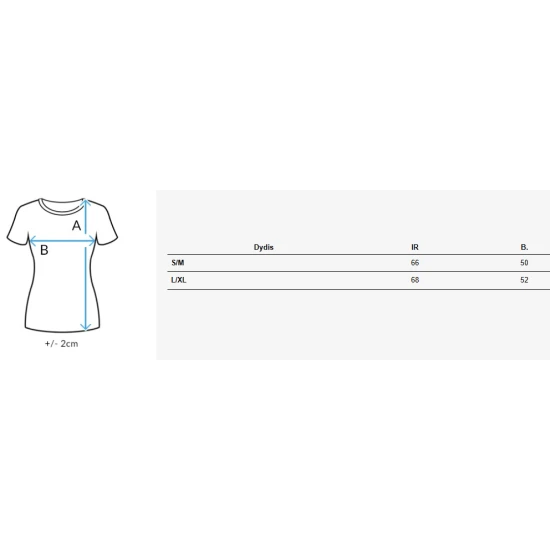 Moteriški juodi marškinėliai Classy RY2874