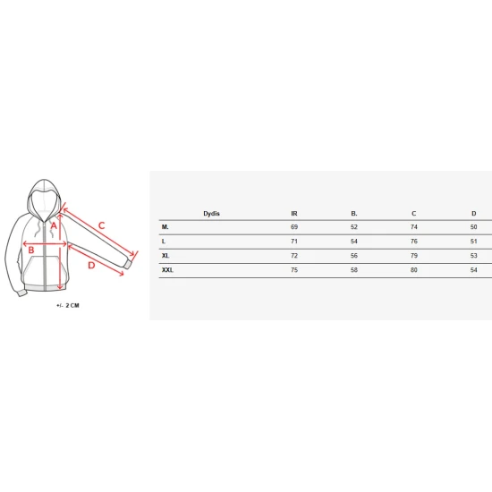 Vyriškas šviesiai pilkas džemperis Winer BX5889