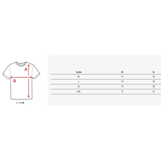 Vyriški juodi marškinėliai su užrašu Superior RX5385