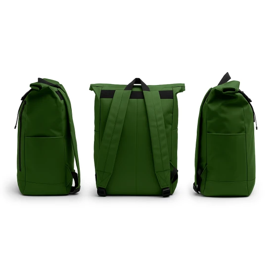 Tamsiai žalia kuprinė Trispalvė Lietuva PK4047