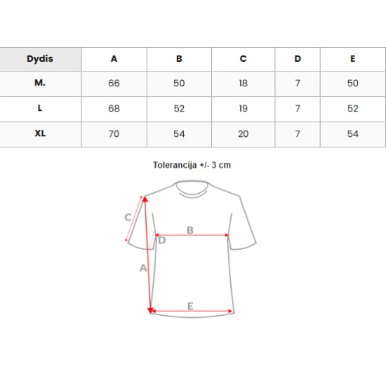 Vyriški baltos spalvos marškinėliai Line O/T1269/1