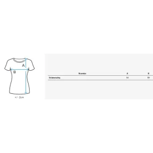 Moteriški oversize tipo mėlyni marškinėliai Eling Marškinėliai