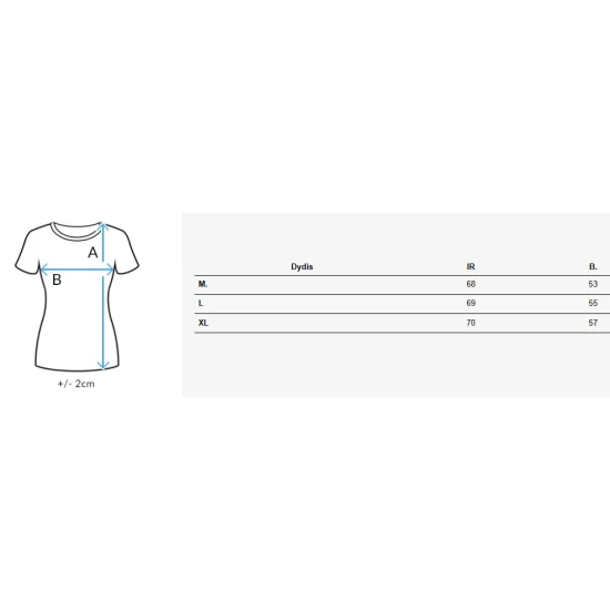 Moteriški rudos spalvos marškinėliai Silvi Marškinėliai