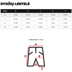 Vyriški juodi sportiniai šortai Novak