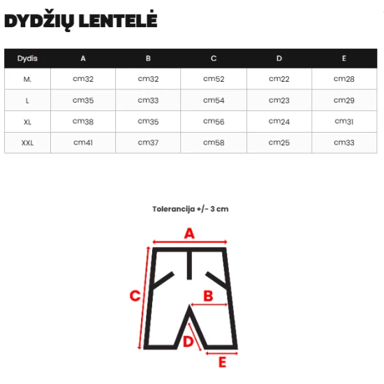 Vyriški juodi sportiniai šortai Keller JS/12K1802/3