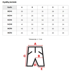 Vyriški balti džinsiniai šortai Bost