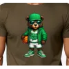 Men's khaki shirt Bear with ball jumper PK4019