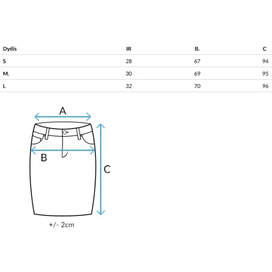 Moteriškas rusvas sijonas Ferry Sijonai