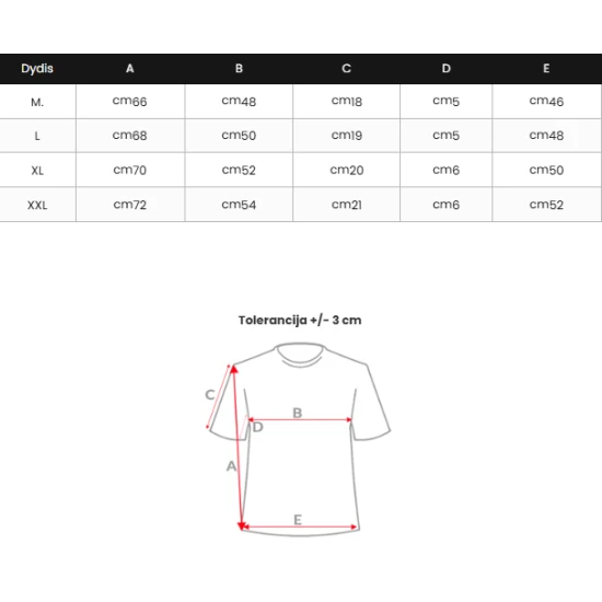 Vyriški baltos spalvos marškinėliai Blackgold Marškinėliai su užrašais