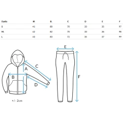 Moteriškas rusvas sportinis kostiumas Bistan