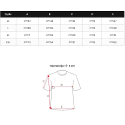 Vyriški juodi marškinėliai Number