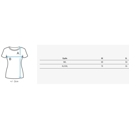 Moteriški juodi marškinėliai Petinia Marškinėliai su užrašais