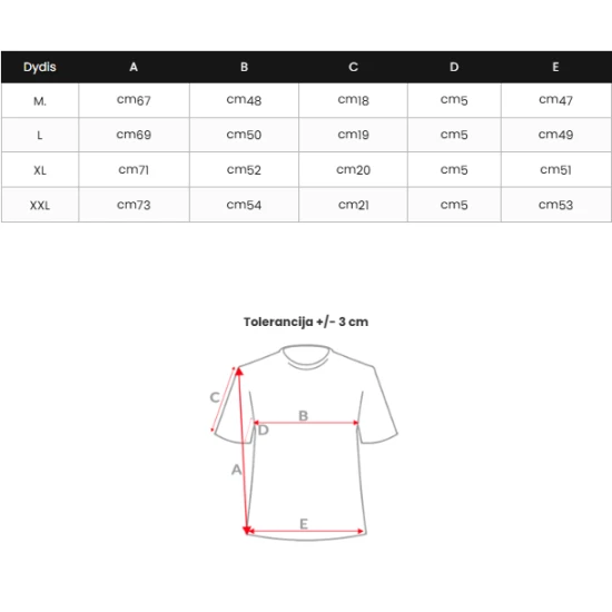 Vyriški balti marškinėliai Stay strong Marškinėliai su užrašais