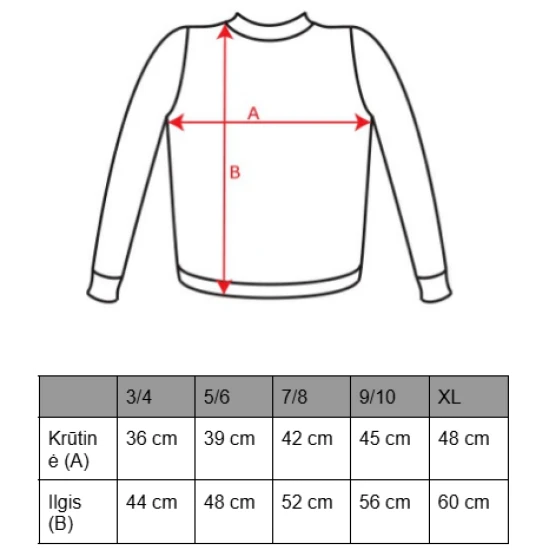 Vaikiškas baltas džemperis Urban Džemperiai vaikams