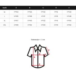 Vyriški balti polo marškinėliai Sharp