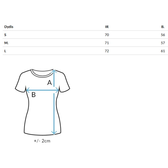 Moteriški baltos spalvos marškinėliai Dreams Marškinėliai su užrašais