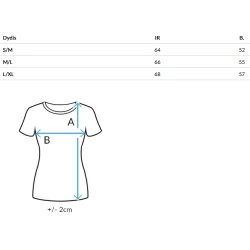 Moteriški balti marškinėliai Emotion