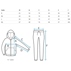 Moteriškas juodas sportinis komplektas Celia