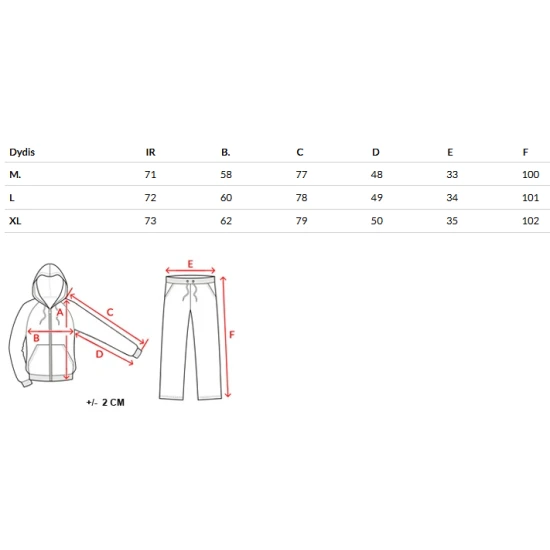 Vyriškas tamsiai mėlynos spalvos komplektas Over Vyriški komplektai
