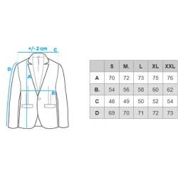 Vyriškas juodas švarkas Azan