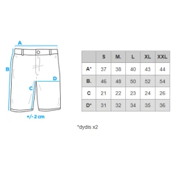 Vyriški šviesiai mėlyni šortai Ford