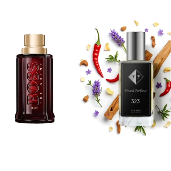 Nr323 kvepalai įkvėpti Hugo Boss - The Scent Elixir for him 60 ml FP Vyrams French Perfumes