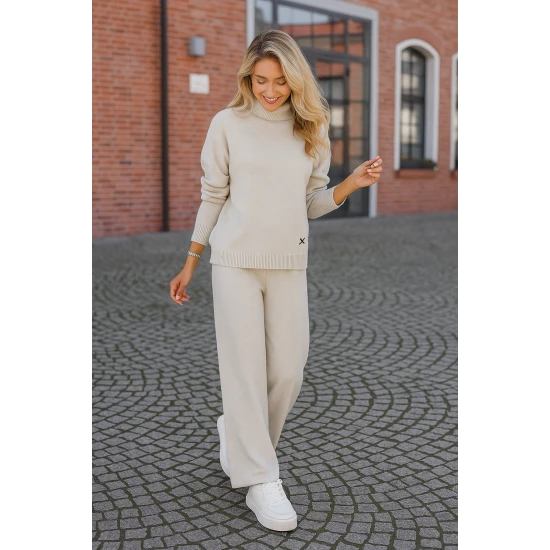 Moteriškas pilkas laisvalaikio kostiumas Maribel Moteriški komplektai