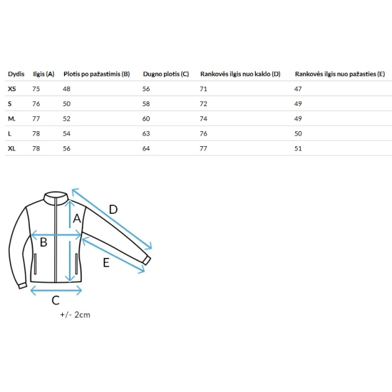 Chaki moteriška striukė Garnit Moteriškos striukės