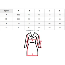 Moteriška ilga rusva žieminė striukė iš dirbtinio kailio Vesta