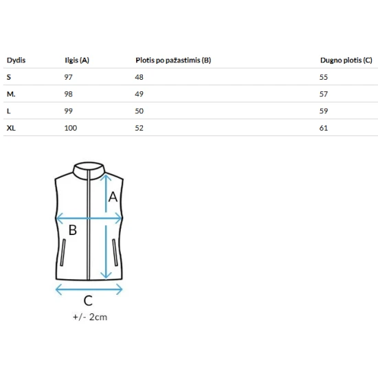 Moteriškas rusva liemenė be gobtuvo Serkis Moteriškos liemenės