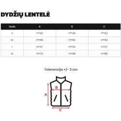 Moteriška juoda liemenė Tory