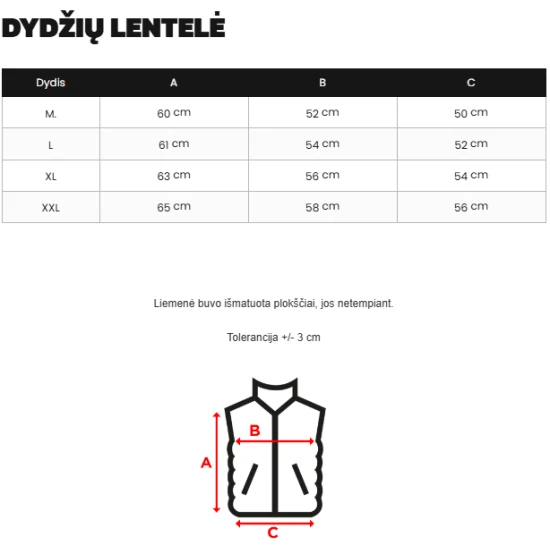 Vyriška juoda liemenė Kanor Liemenės