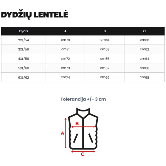 Vyriška juoda liemenė Merlin Liemenės