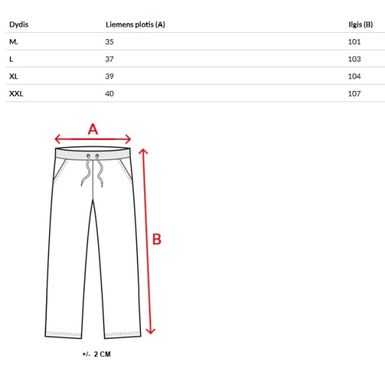 Vyriškos pilkos kelnės Dean Laisvalaikio kelnės