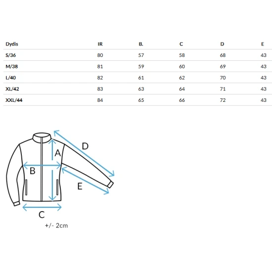 Moteriška dygsniuota ruda striukė Letis Moteriškos striukės