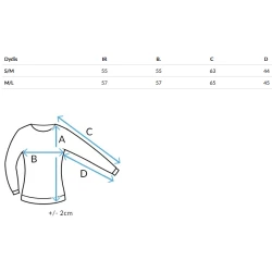 Moteriškas rusvas dryžuotas megztinis Elvara