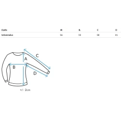 Moteriškas žalias/baltas megztinis Tango