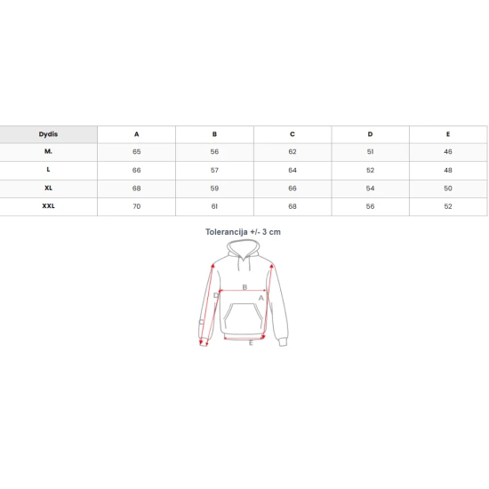Vyriškas juodas džemperis Rings Džemperiai su gobtuvu