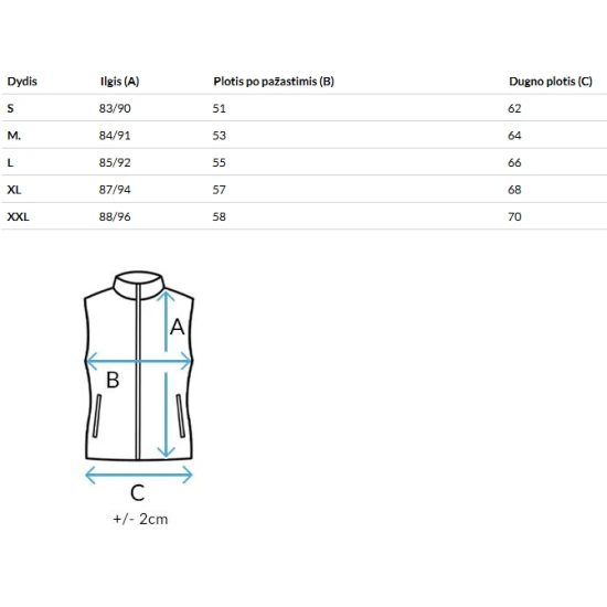 Moteriška ruda dvipusė liemenė Elegancio Moteriškos liemenės