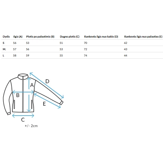 Moteriška balta striukė Mira Moteriškos striukės